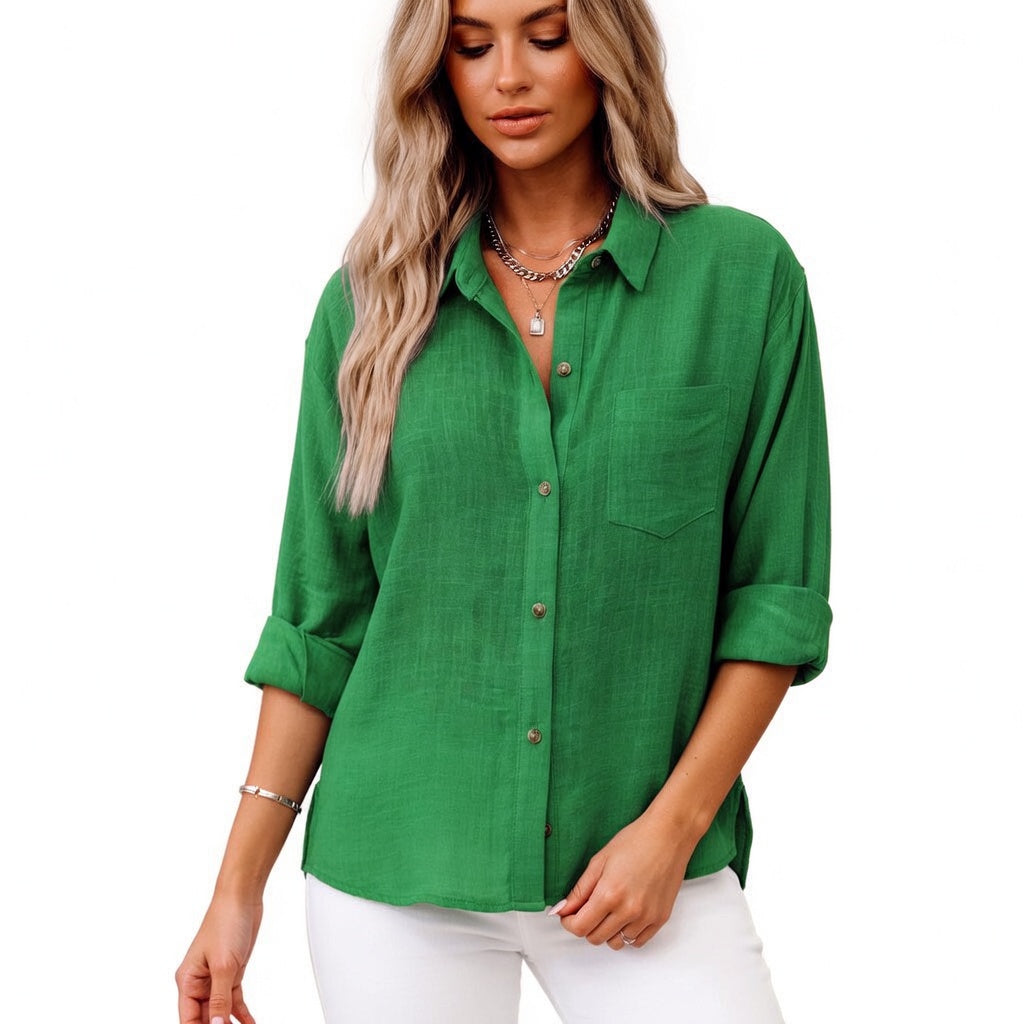 Romane™ — Blusa de algodón elegante con un estilo atemporal