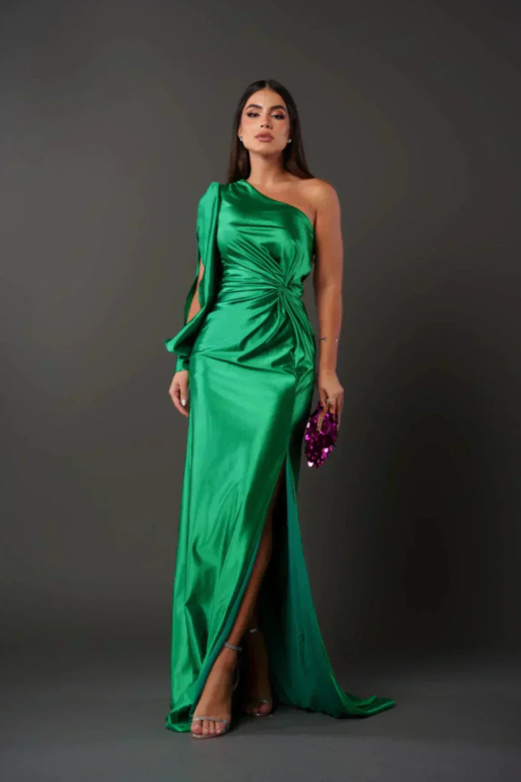 Estella™ - Vestido de Noche de Una Manga