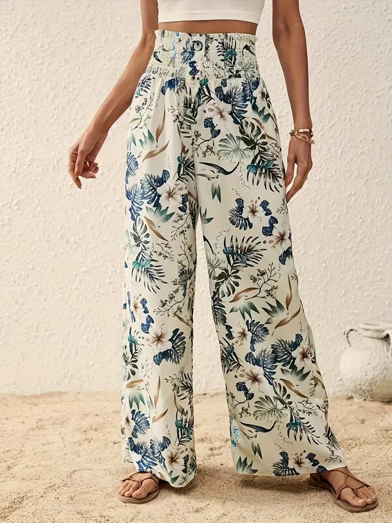 Pantalones Estampados Florales Elegantes Alexa™