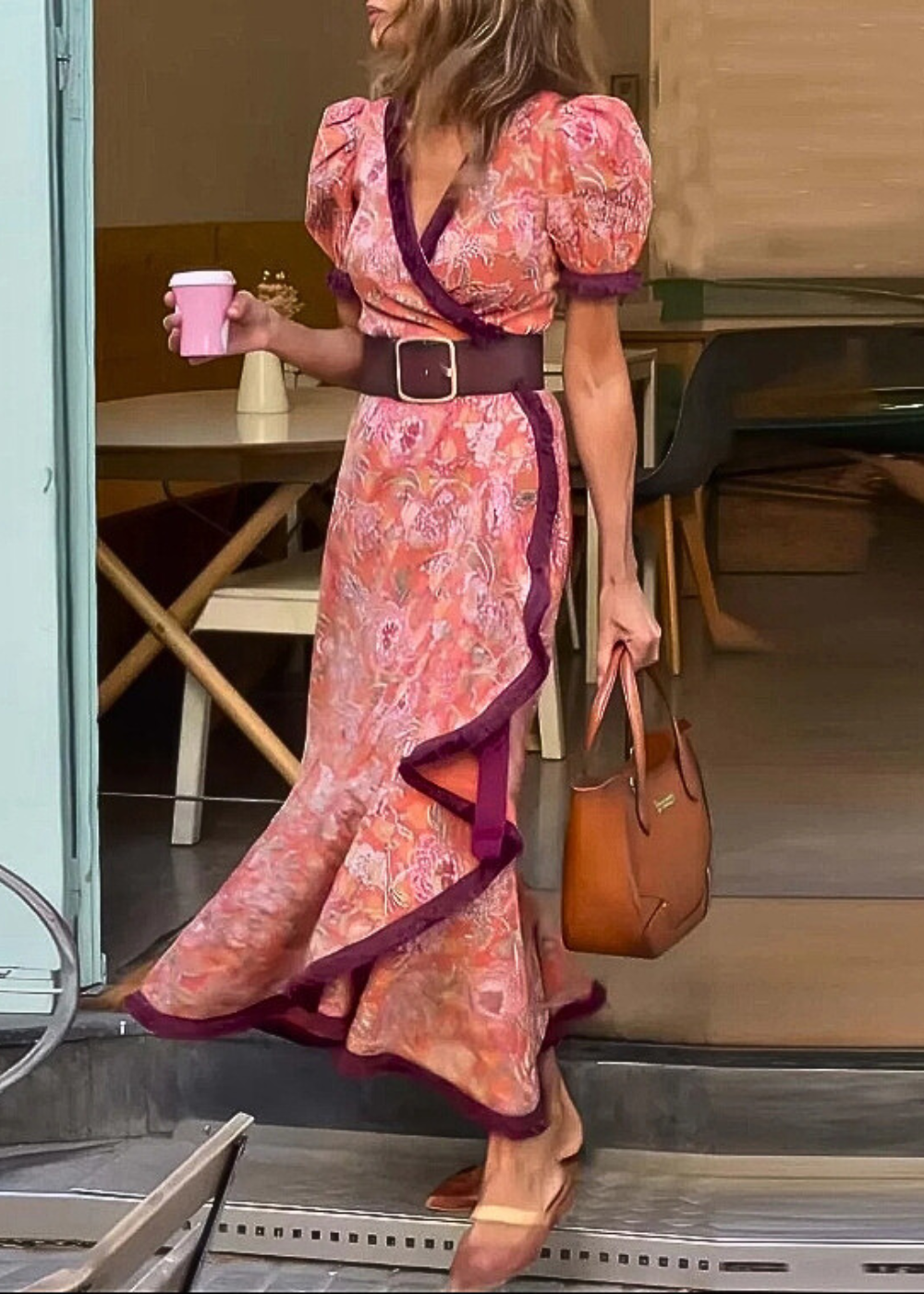Charlotte - Elegante Vestido Maxi Rosa