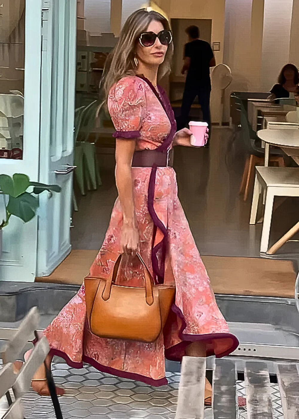 Charlotte - Elegante Vestido Maxi Rosa