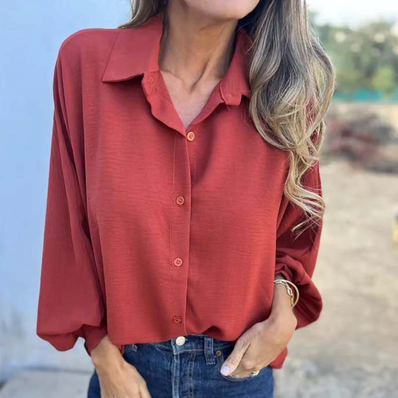 CORNELIA I BLUSA CLÁSICA DE MANGA LARGA