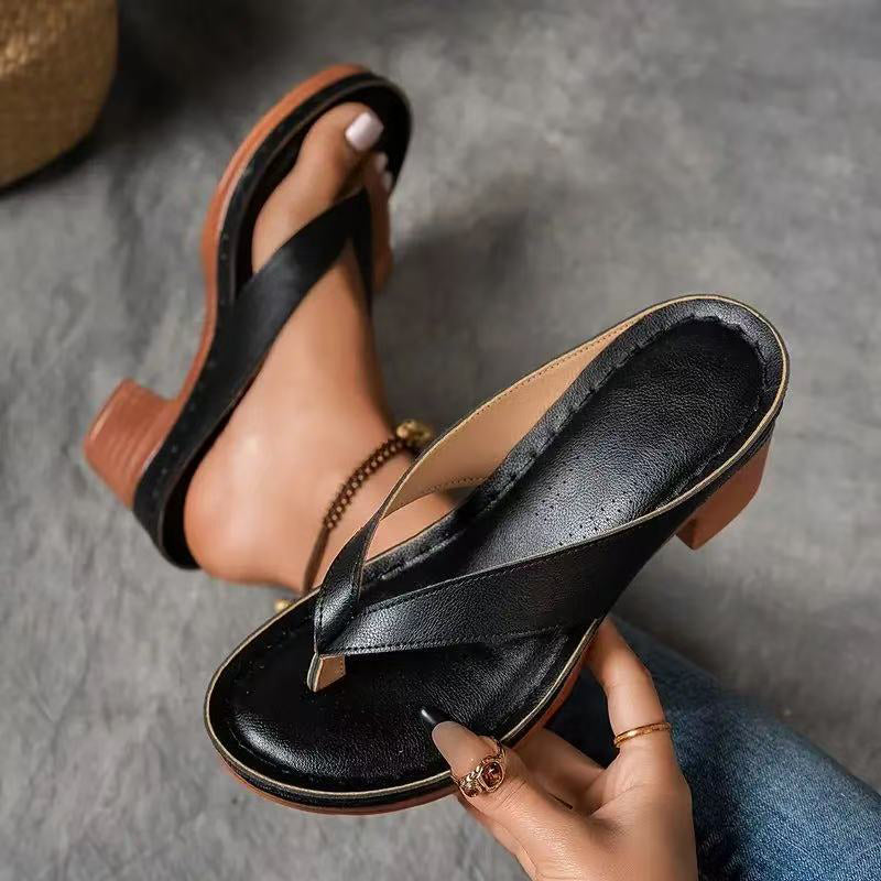 ALLEGRA | Chanclas de Tacón Alto para un Impulso Natural y Elegancia de Verano