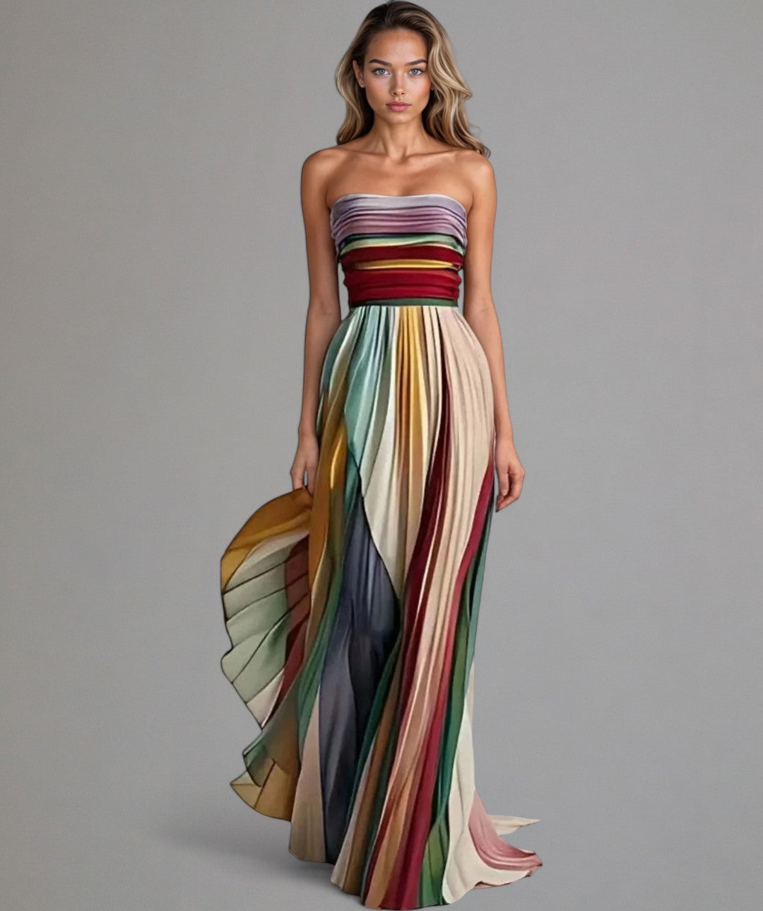 Talma™ | Vestido A-Line Sin Tirantes Sin Esfuerzo