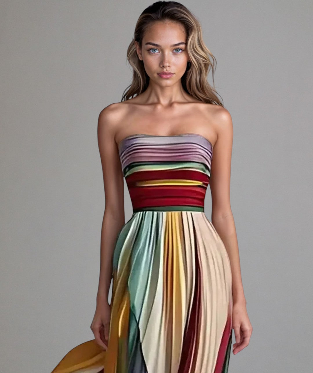 Talma™ | Vestido A-Line Sin Tirantes Sin Esfuerzo