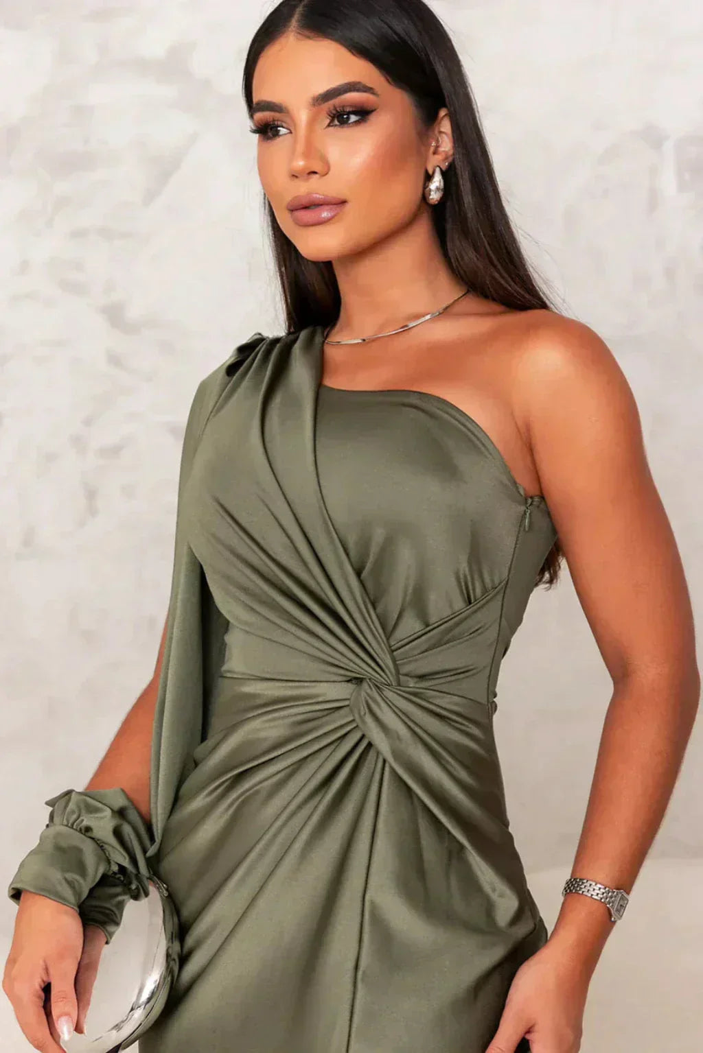 Estella™ - Vestido de Noche de Una Manga