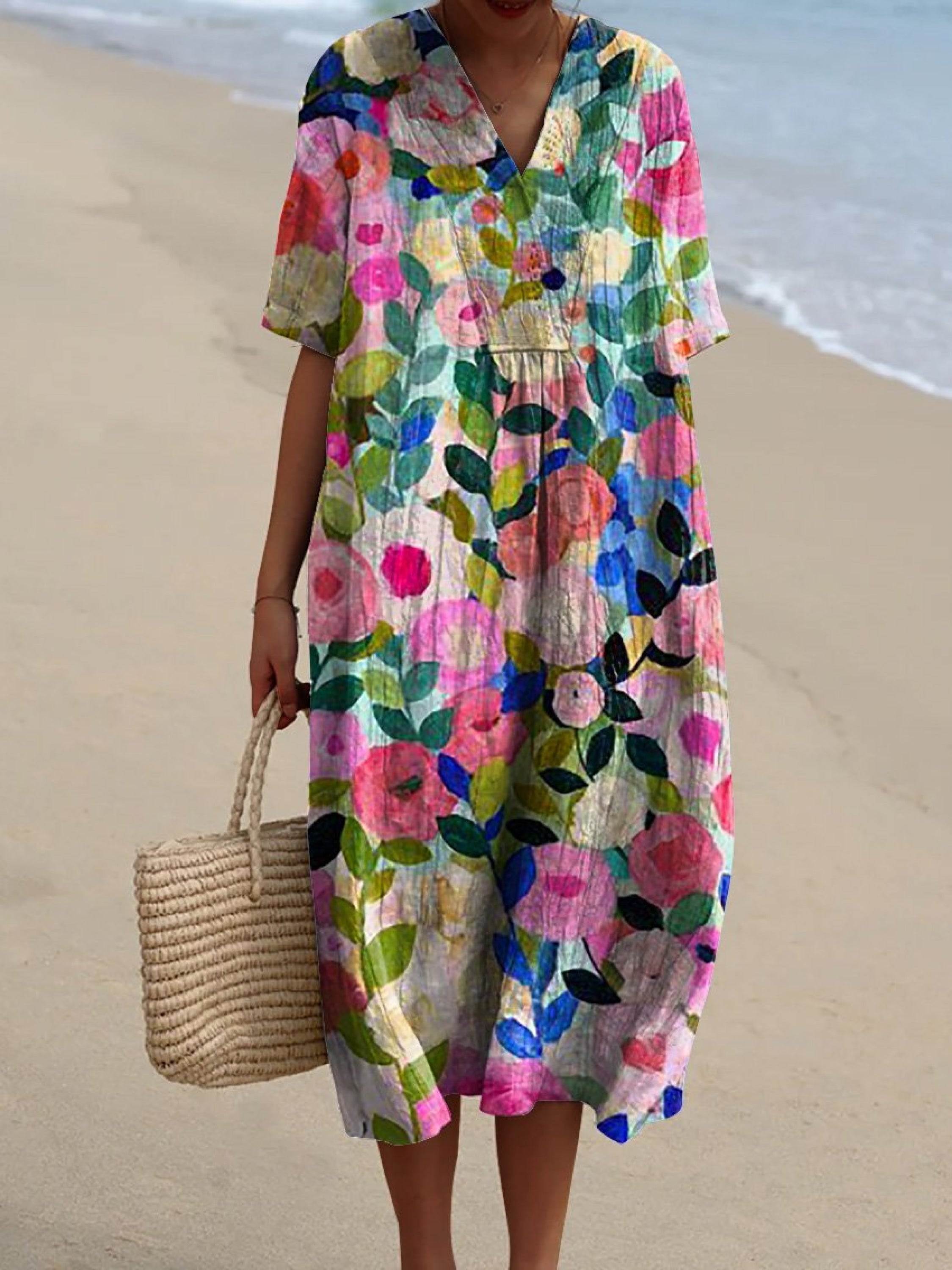 Bente™ | Vestido de Flores Vintage